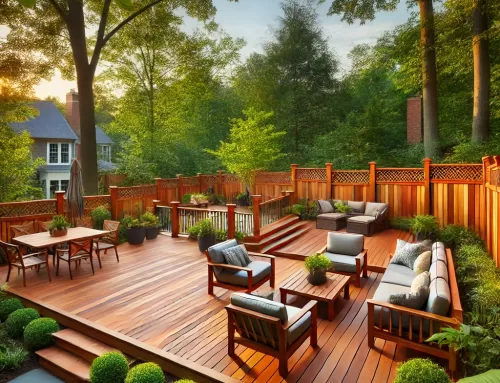 Combining Deck and Fence